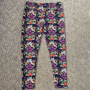Disney Villains Christmas Holiday Leggings Naughty List